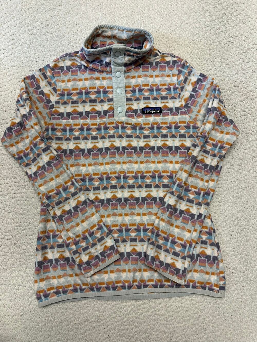 Patagonia Womens Micro D Snap T Pullover Size XS